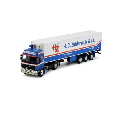 HZ Logistics Volvo F12 Globetrotter met 3-assige koeloplegger